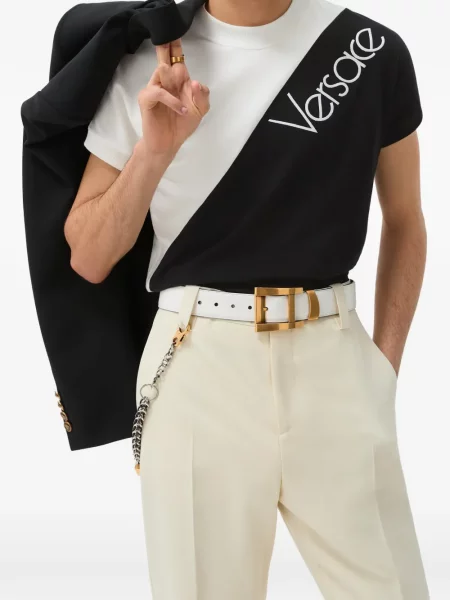 Tričko Versace jersey s autogramem černé