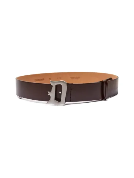 Bőr öv Dondup - Made In Italy barna