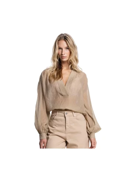 Bluzka Jansen Amsterdam beżowa