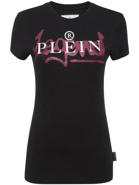 Tricou Philipp Plein cu imagine negru