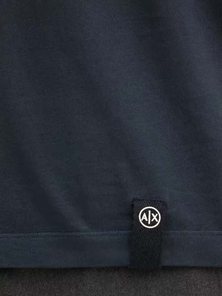 Футболка Armani Exchange з принтом синій
