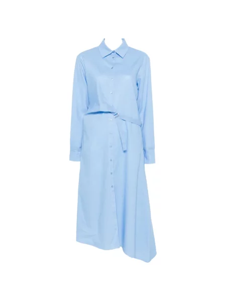 Sukienka midi Manuel Ritz asymetryczna niebieska