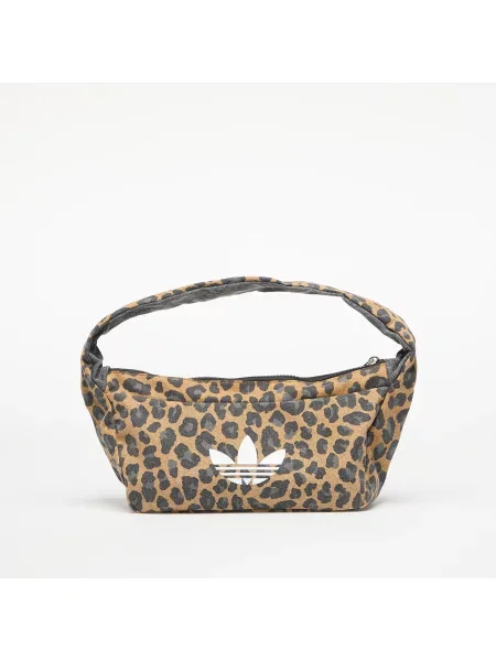 Torbica Adidas Originals s leopard uzorkom smeđa