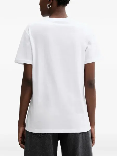 Tricou Iceberg cu broderie alb