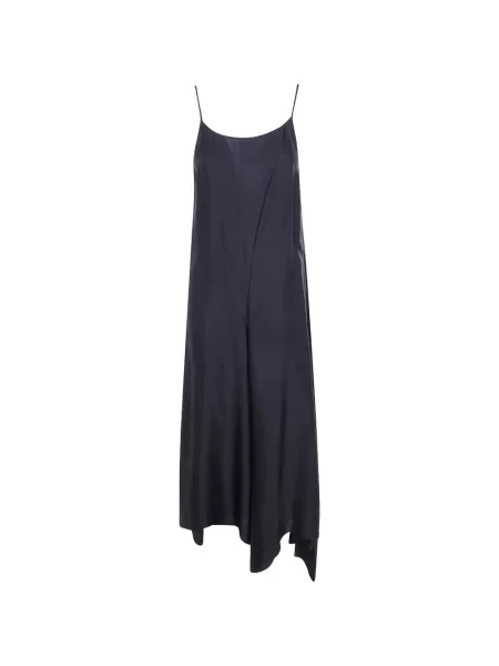 Rochie Uma Wang din satin asimetrică negru