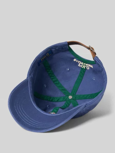 Polo Ralph Lauren czapka z daszkiem niebieska