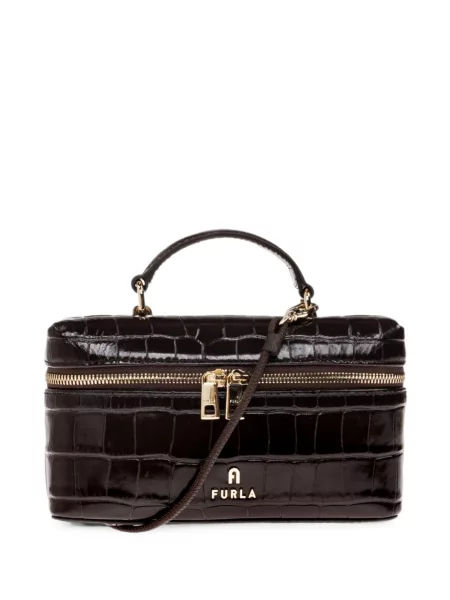 Geanta crossbody Furla din piele maro