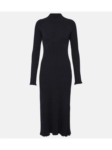 Rochie midi Proenza Schouler tricotate până la genunchi de costum albastru
