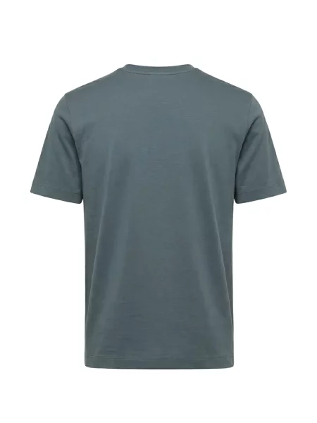 Scurt tricou Tombolini cu decolteu rotund albastru