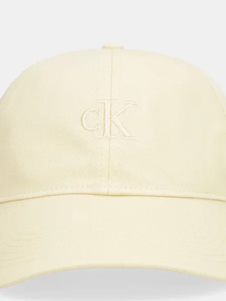 Calvin Klein Šiltovka Monogram Embroidery Baseball Cap žltá