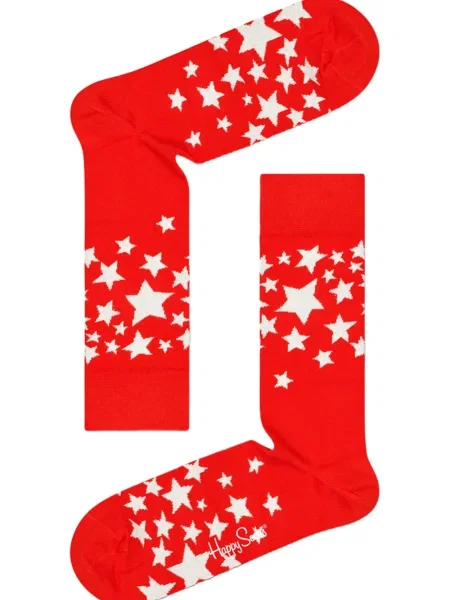 Nogavice Happy Socks bela