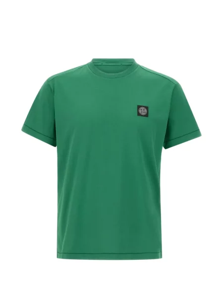 Tricou Stone Island cu strasuri verde