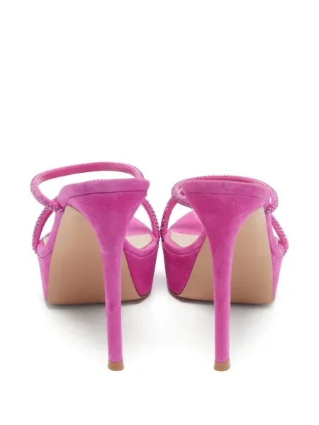 Sandale Gianvito Rossi din piele de căprioară roz