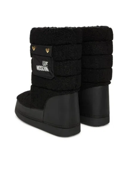 LOVE MOSCHINO Snehule čierna