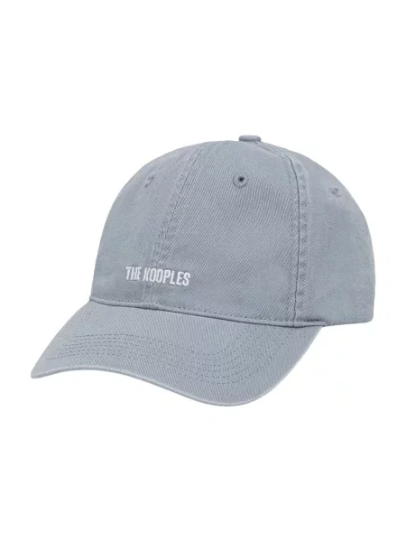 The Kooples czapka z daszkiem z aplikacją niebieski