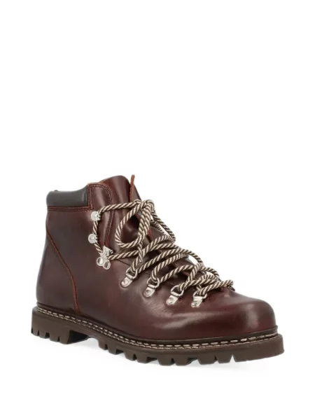 Μποτάκια Paraboot με κορδόνια με δαντέλα καφέ