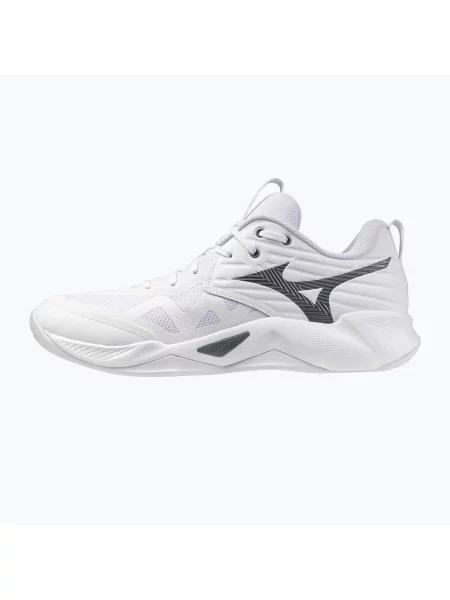 Обувки за волейбол Mizuno Wave Momentum Pro white/metallic gray/black бяло