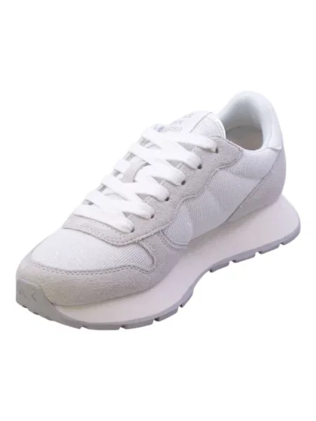Pantofi Sun68 alb