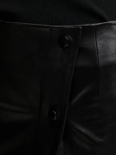 Fustă din piele Iro până la genunchi negru