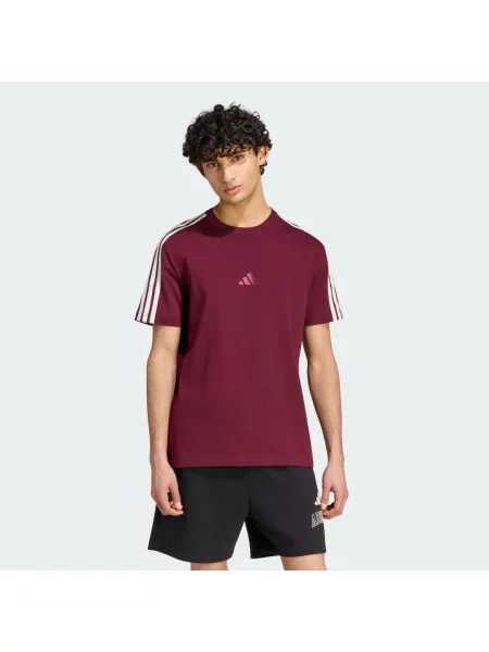 KOSZULKA Z 3 PASKAMI O STANDARDOWYM KROJU ADIDAS KIT biała
