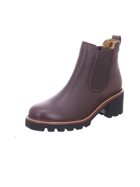 Buty do kostki Paul Green skórzane zielone