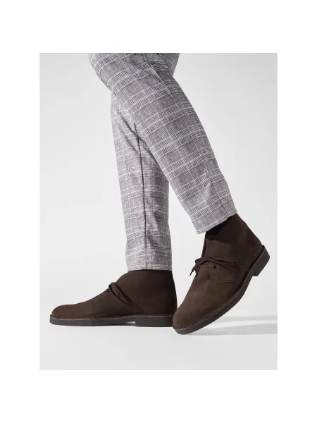 Kotníková obuv Clarks Desert Bt Evo Dark hnědá