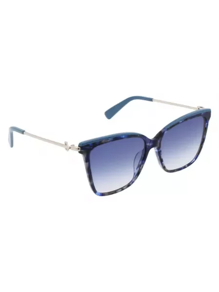 Okulary przeciwsłoneczne Longchamp niebieskie