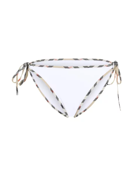 Bikini Burberry w kratę białe