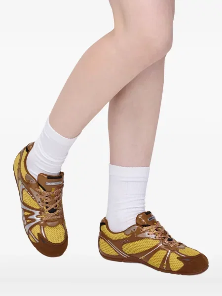 Sneakerși Marc Jacobs din piele maro