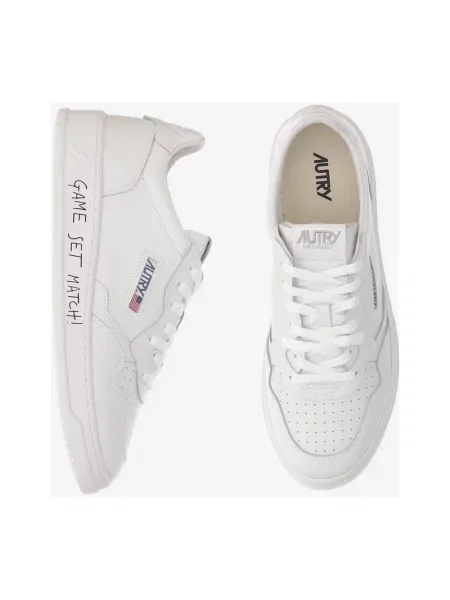 Sneakersy Autry skórzane białe