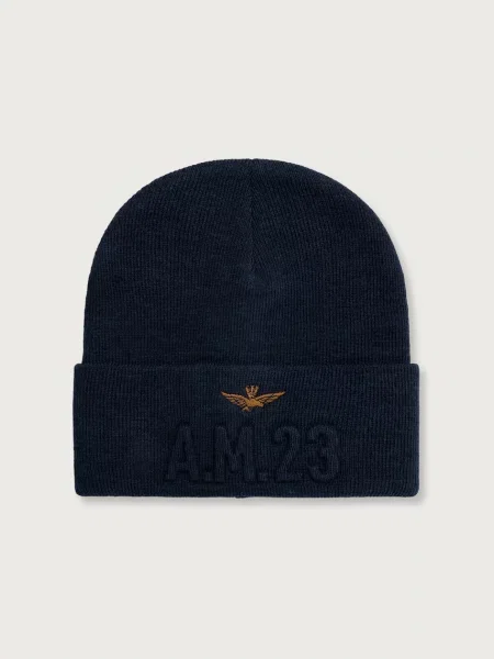 Aeronautica Militare beanie kapa modra