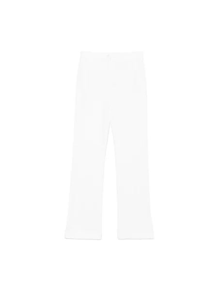 Spodnie Pinko z ukrytym zapięciem dzwony białe