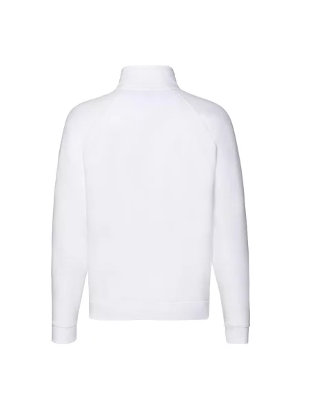 Bluza Premium Z Zamkiem Błyskawicznym biała