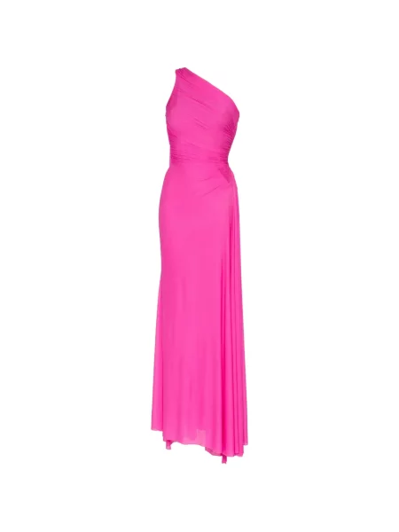 Rochie Herve L. Leroux asimetrică roz