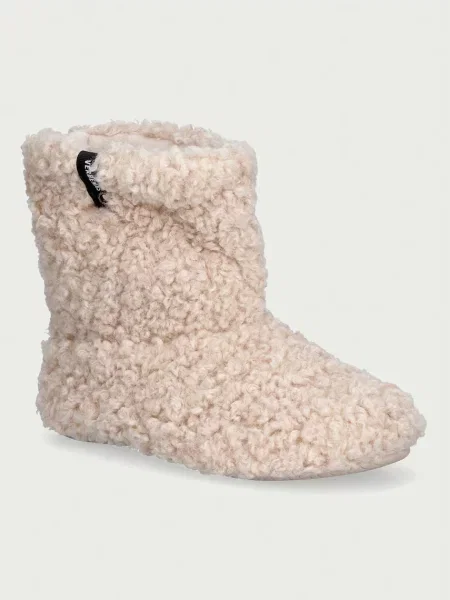 Verbenas papuci de casă pentru femei YAIZA CURLY bej