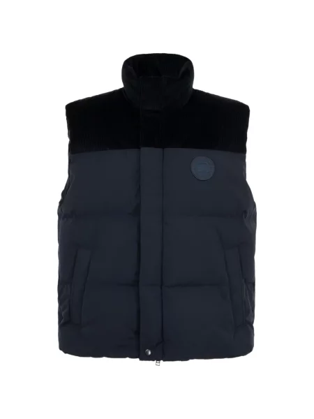 Vestă Canada Goose de catifea cord albastru
