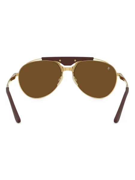 Ochelari de soare Ferrari auriu