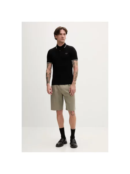 Koszulka polo Fred Perry czarna
