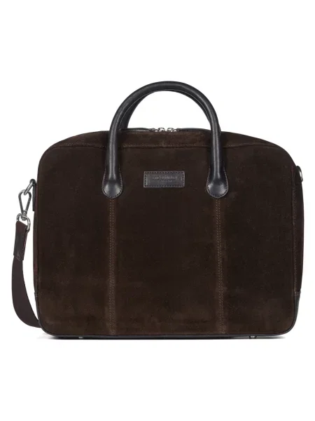 Torba Howard London zamszowa brązowa