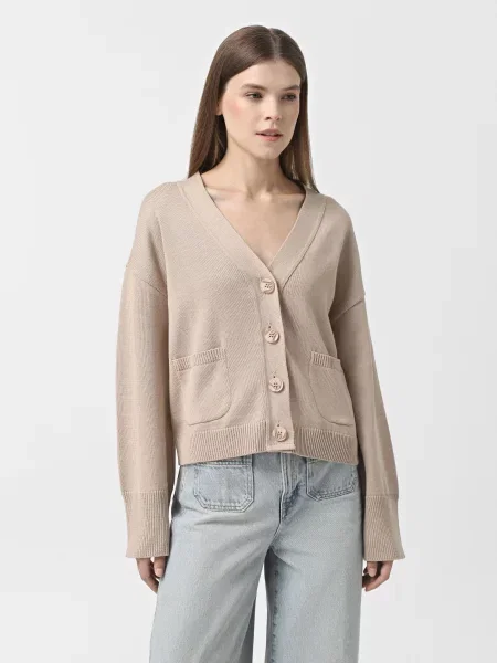 Кардиган Braska бавовна/акрил бежевий