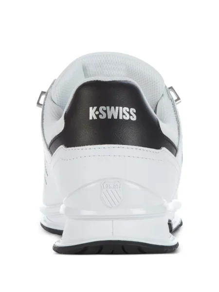 Sneakerși K-swiss cu șireturi din piele alb