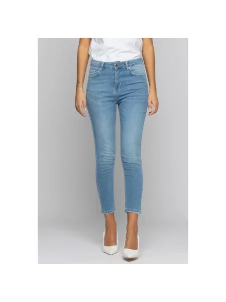 Skinny jeansy Kocca klasyczne niebieskie