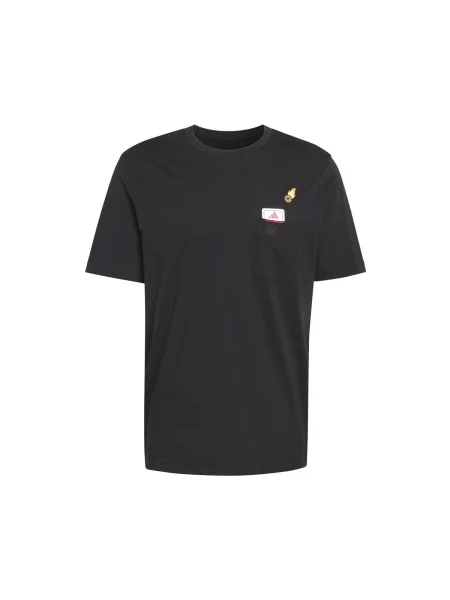 Hímzett pólóing Adidas fekete