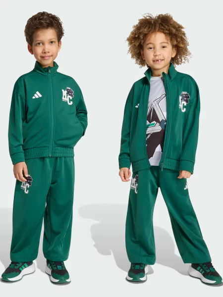 Детские брюки Adidas зеленые