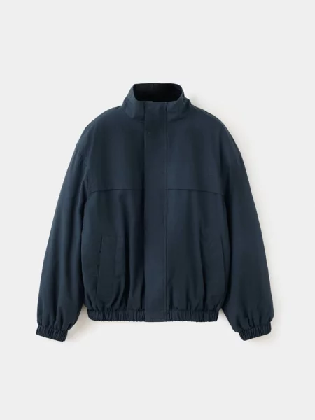 Lekka kurtka bomber Dzieci 12 MANGO KIDS granatowy