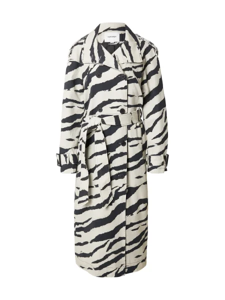 TOPSHOP Palton de primăvară-toamnă Selina negru alb