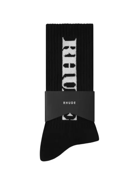 Șosete Rhude cu autograf negru