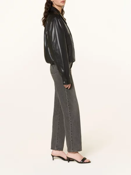 Levi's® Proste Dżinsy Ribcage schwarz