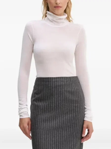 Długa golf koszulka A.l.c. biała