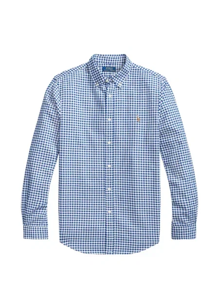 Tricou polo Polo Ralph Lauren cu glugă cu blană cu broderie roșu